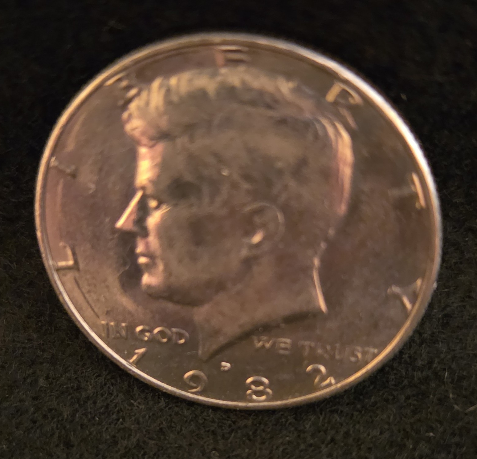 1982 D Kennedy Half Dollar 50C Business Strike Denver Mint