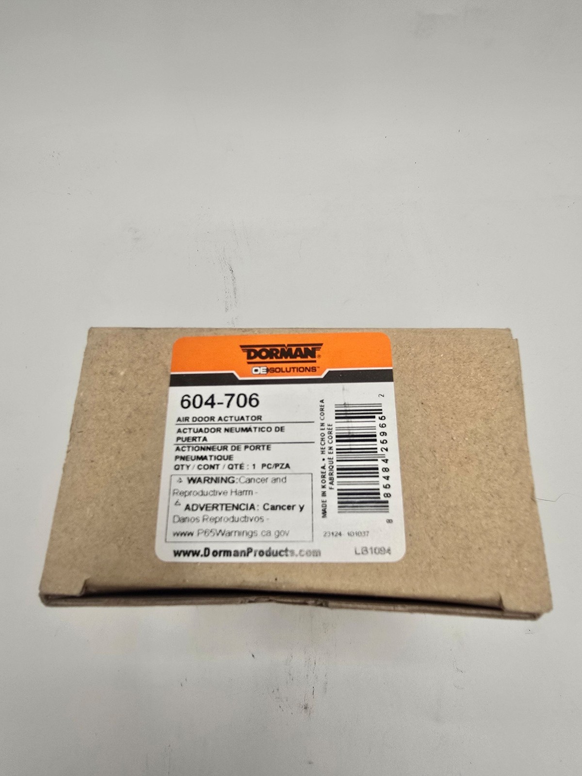 Dorman 604-706 HVAC Heater Blend Door Actuator