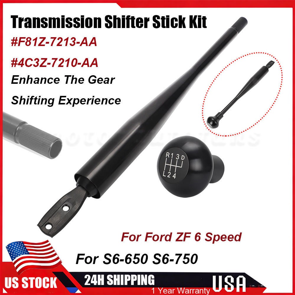 For Ford ZF 6 Speed Trans Shifter Stick Kit Super Duty F250 F350 F450 S6-650/750