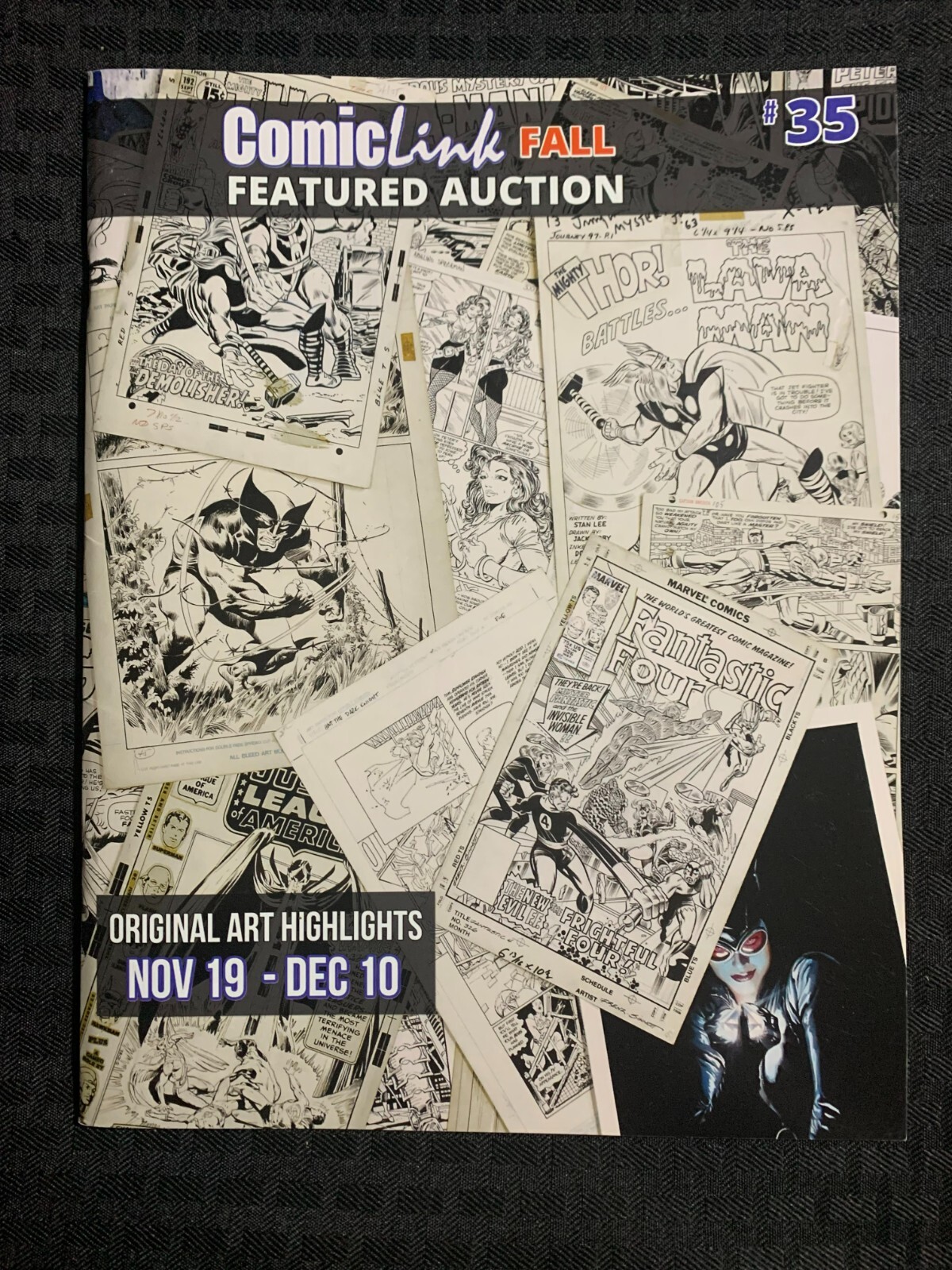 2018 Nov 19 COMICLINK Auction Catalog #35 FVF 7.0 Neal Adams / Brian Bolland