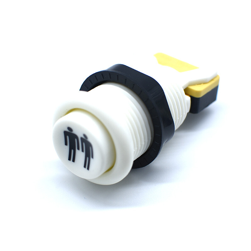 HAPP Style Arcade Game Player Start Push Button COIN With Microswitch JAMMA MAME