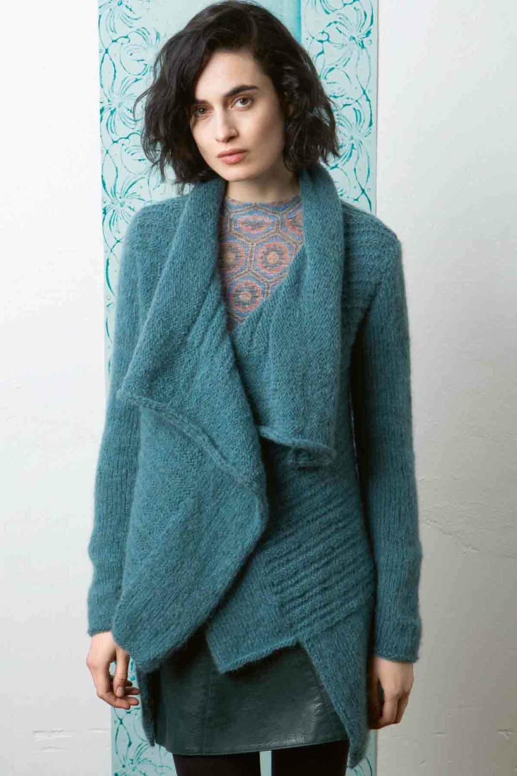 Jacket - Long Yarns Malou Light - Model Package Knitting Kit with Instructions