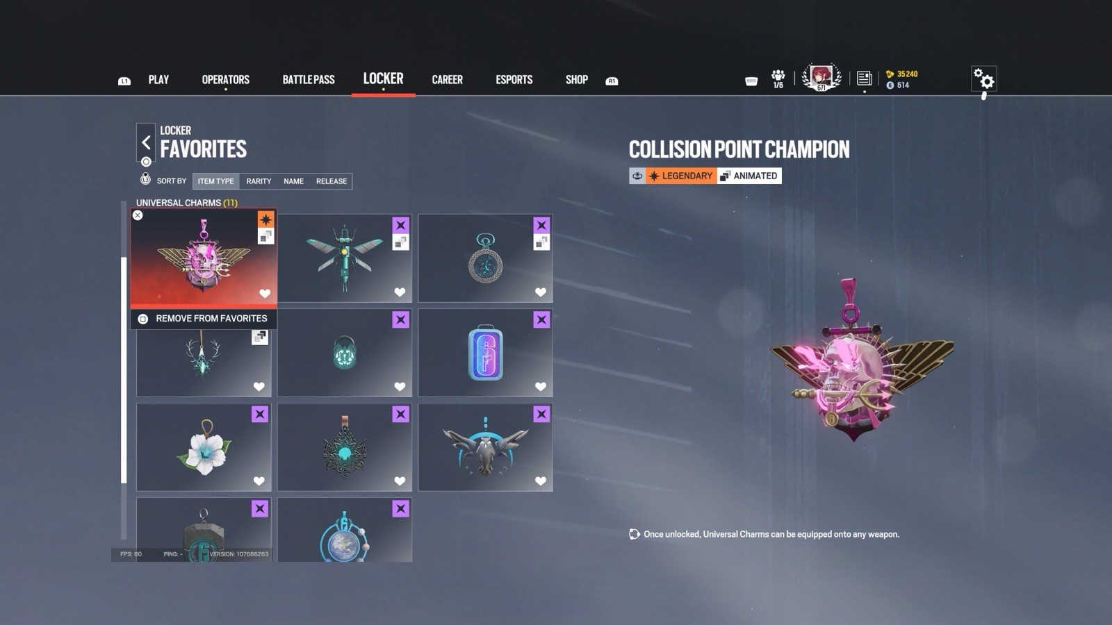 Tom Clancy's Rainbow Six Siege Collision Point Champion + Obsidian