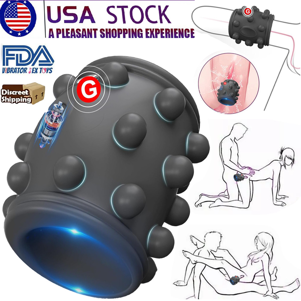 Penis Cock Ring Vibrator G-spot Dildo Massager Sex Toys For Women Men Couples