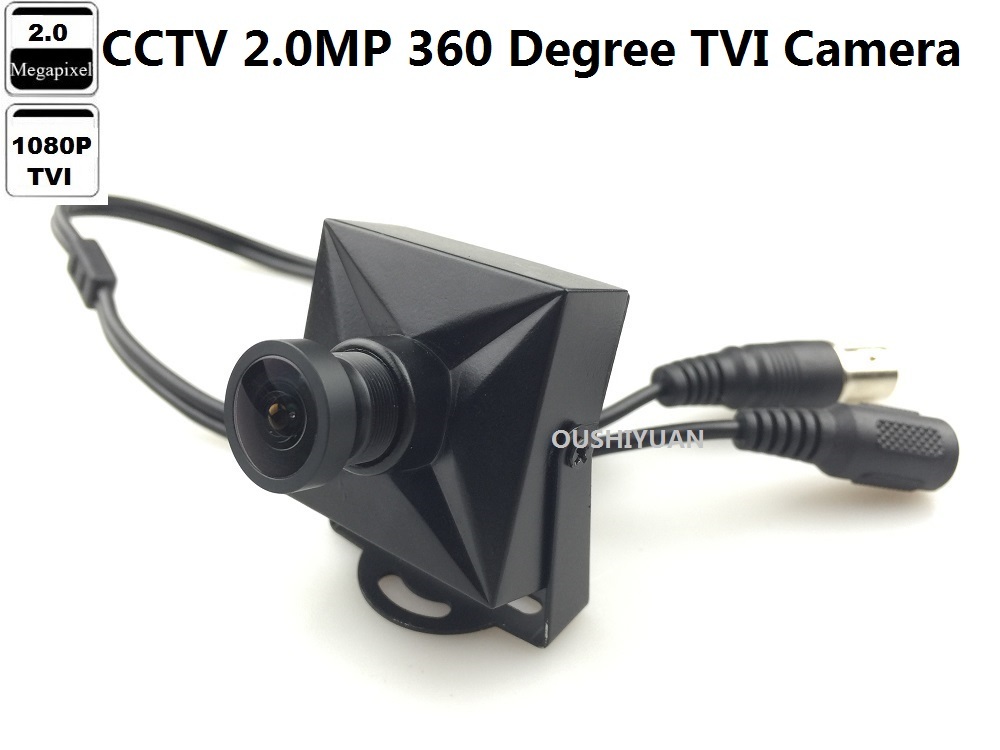 CCTV HD TVI 2.0MP 1080P Lens Fisheye View 360 Degree TVI Camera