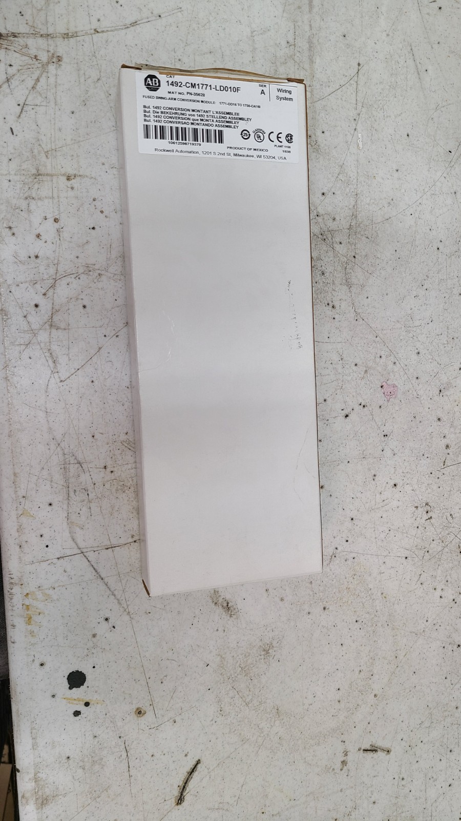 Allen Bradley 1492-CM1771-LD010F Swing-arm Conversion Module