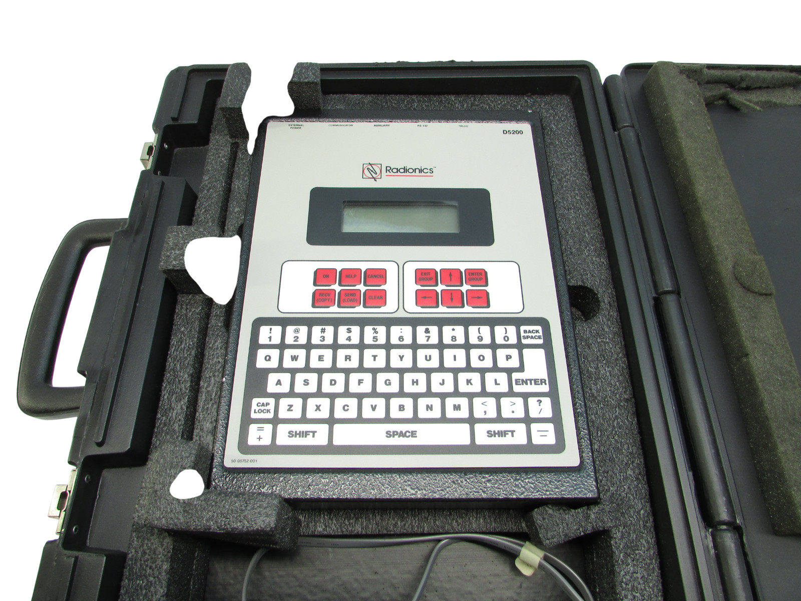 Radionics D5200 Alarm Programmer W/ Case No Manual