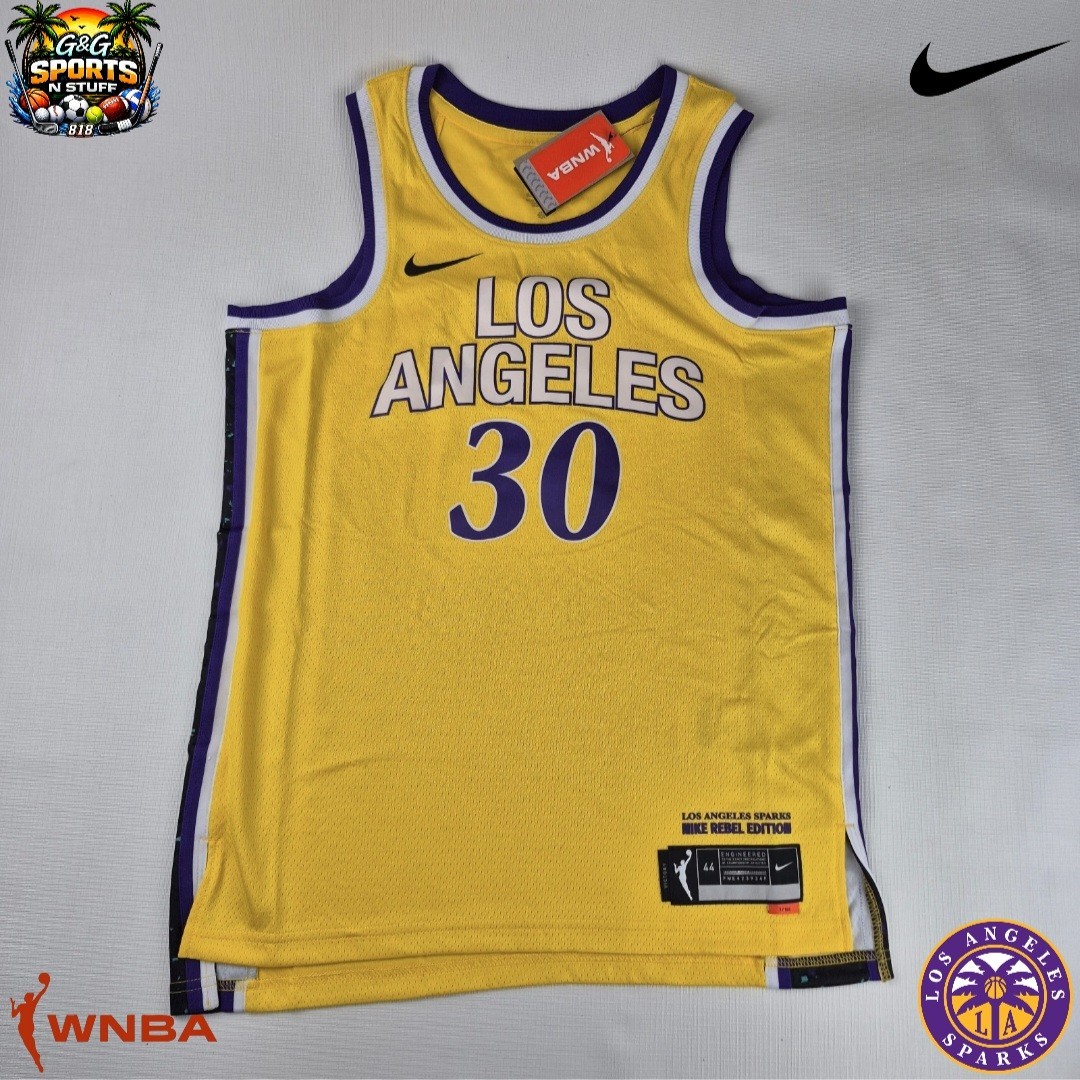 NIKE REBEL EDITION WNBA LA SPARKS ogwumike JERSEY Women's size Large FN0703-728