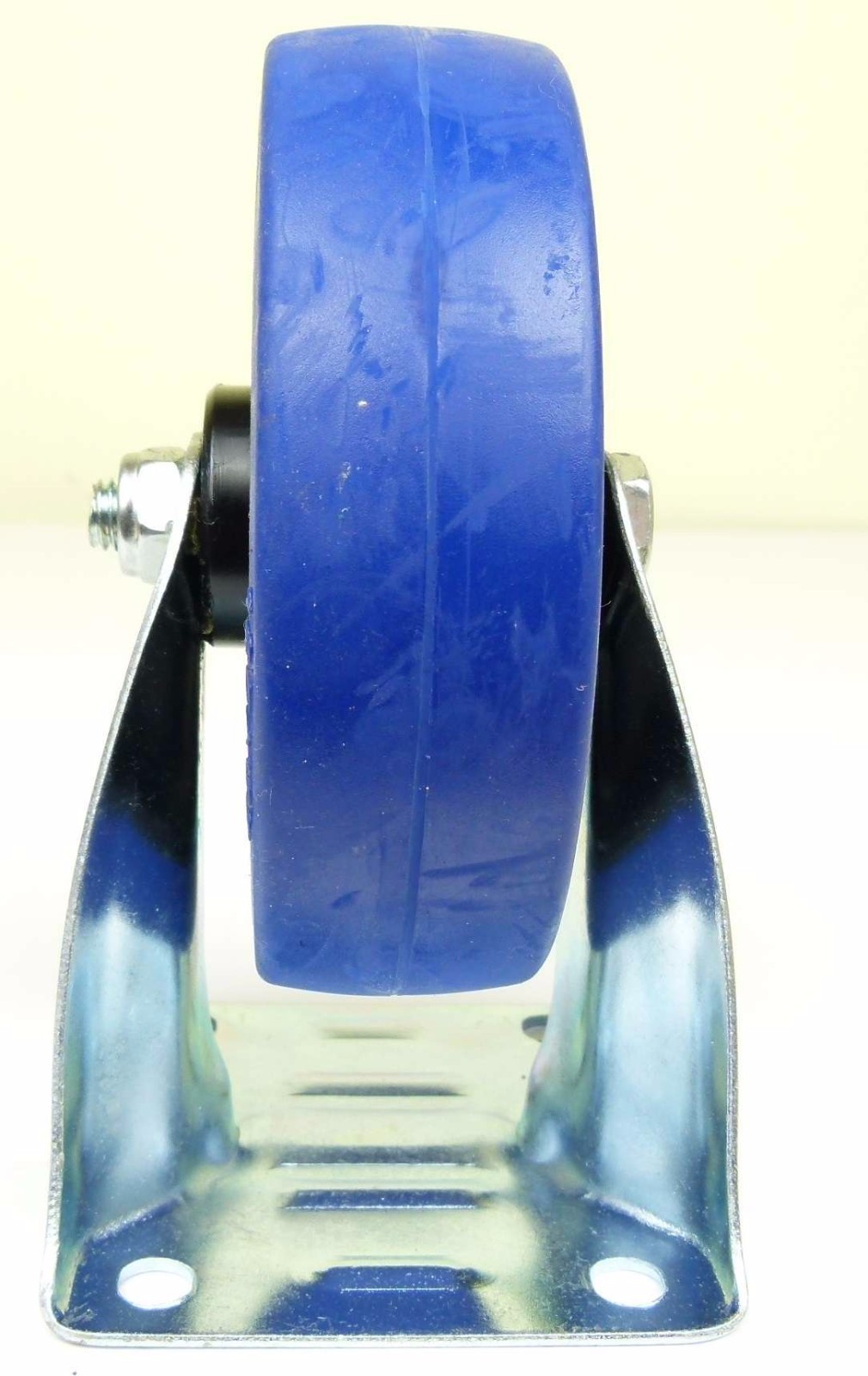4 x 125 mm SL 200 kg/wheel blue wheels fixed castors rigid transport castors wheels