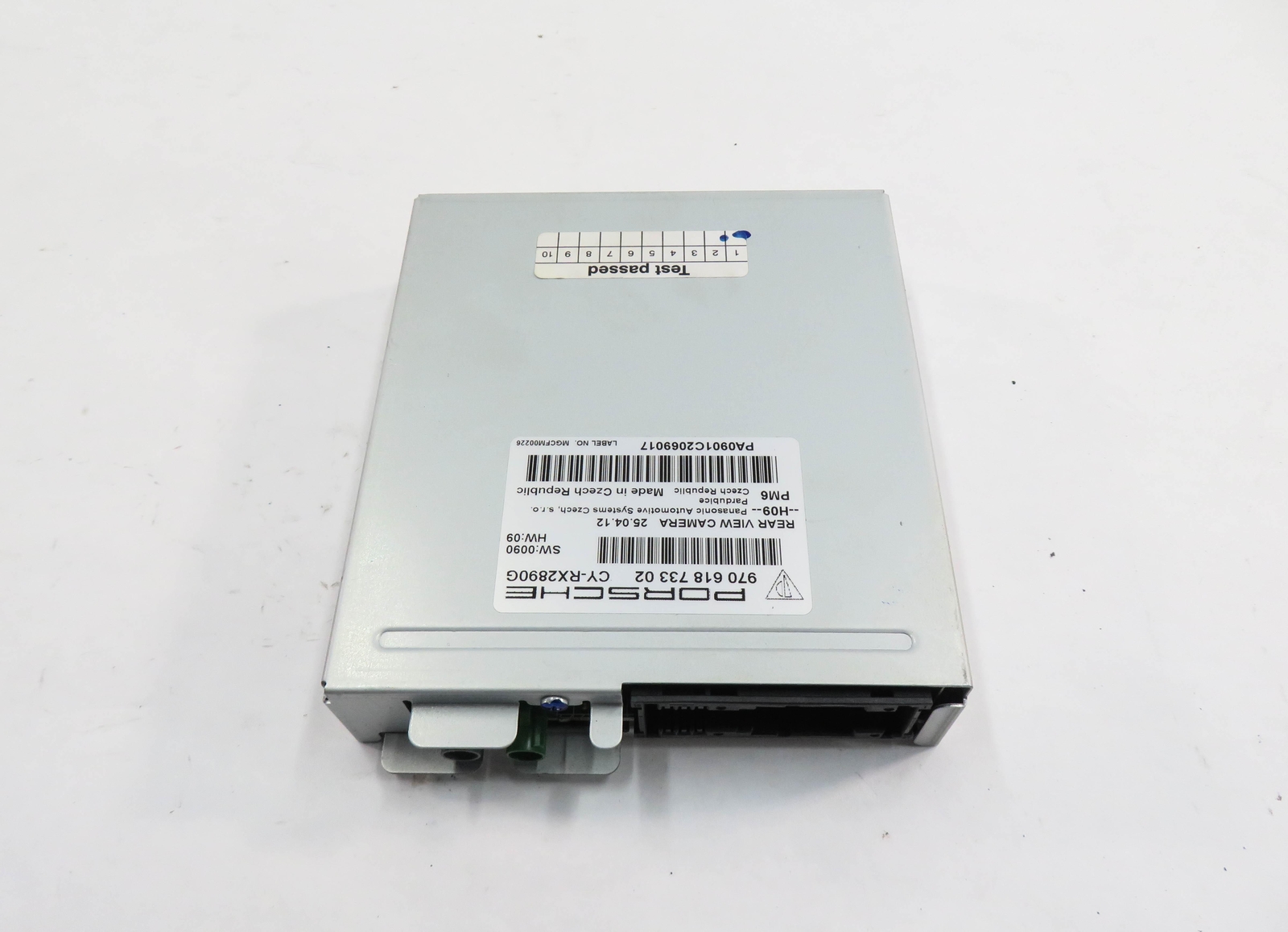 2012 PORSCHE PANAMERA (970 G1) REARVIEW BACKUP REVERSE CAMERA CONTROL MODULE