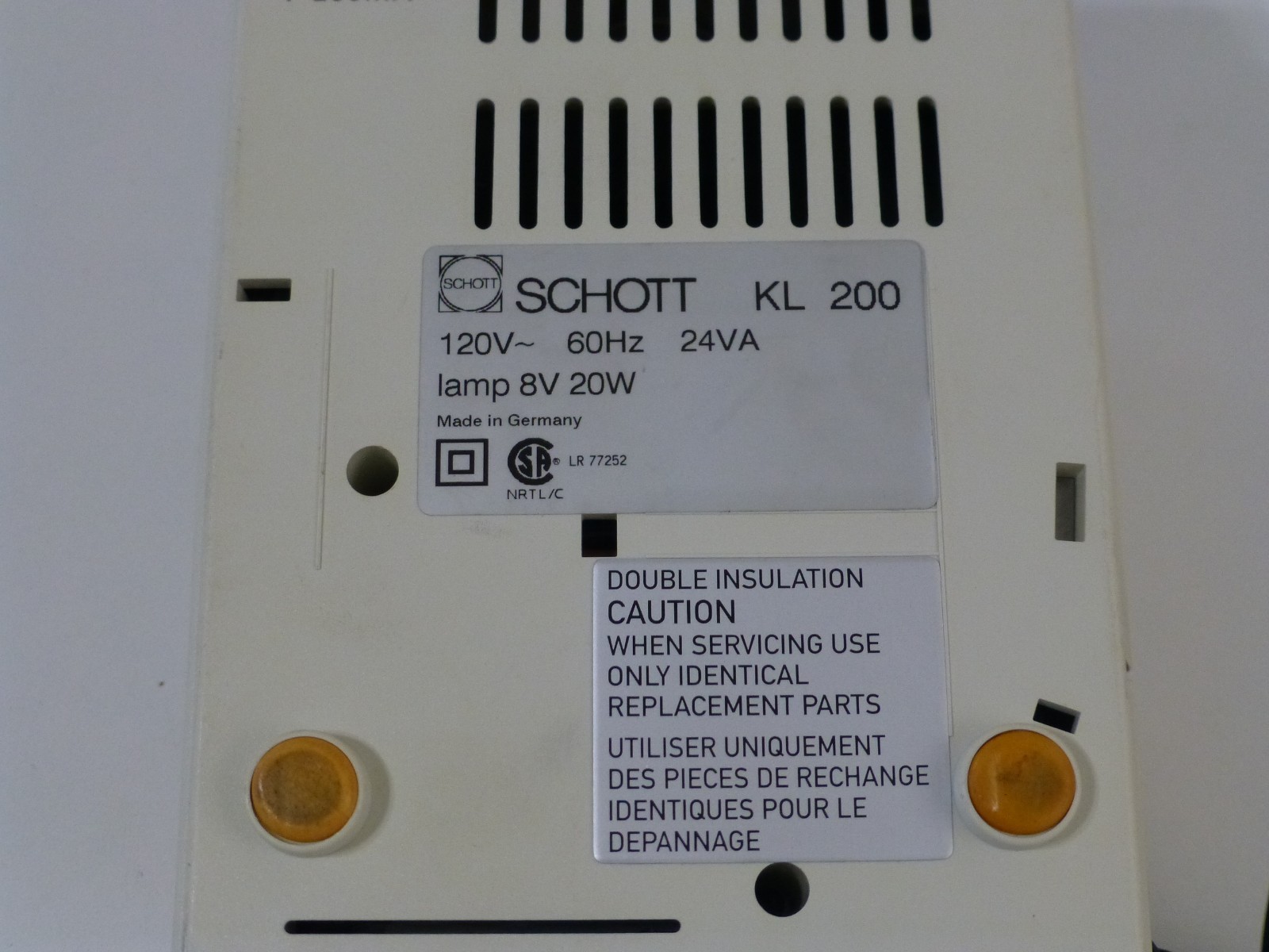 Leica / Schott KL 200 Fiber Optic Illuminator Light Source