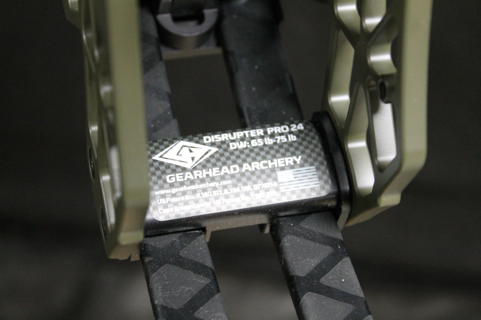 Gearhead Disrupter Pro 24 - RH - 75# - Green - LOADED!!!