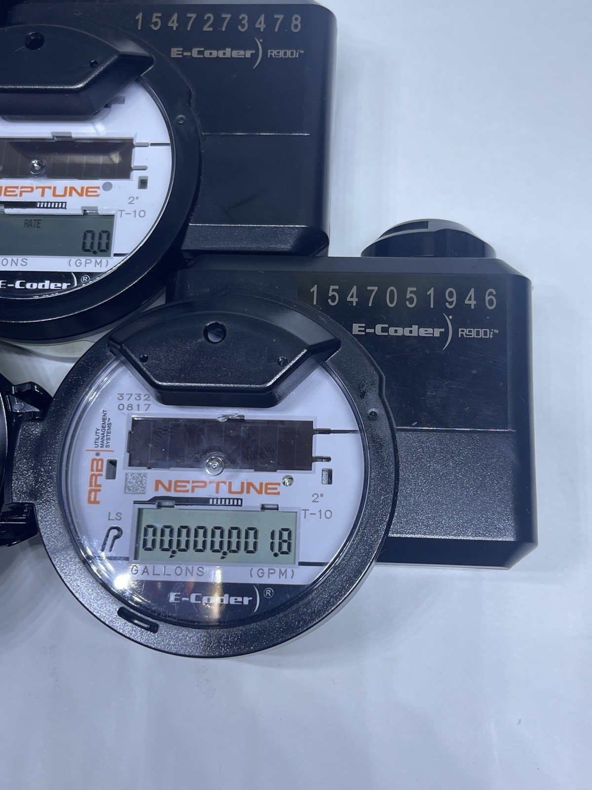 Neptune R900M V-4 RD2G53 E-Coder Water Meter Registers T-10 2"