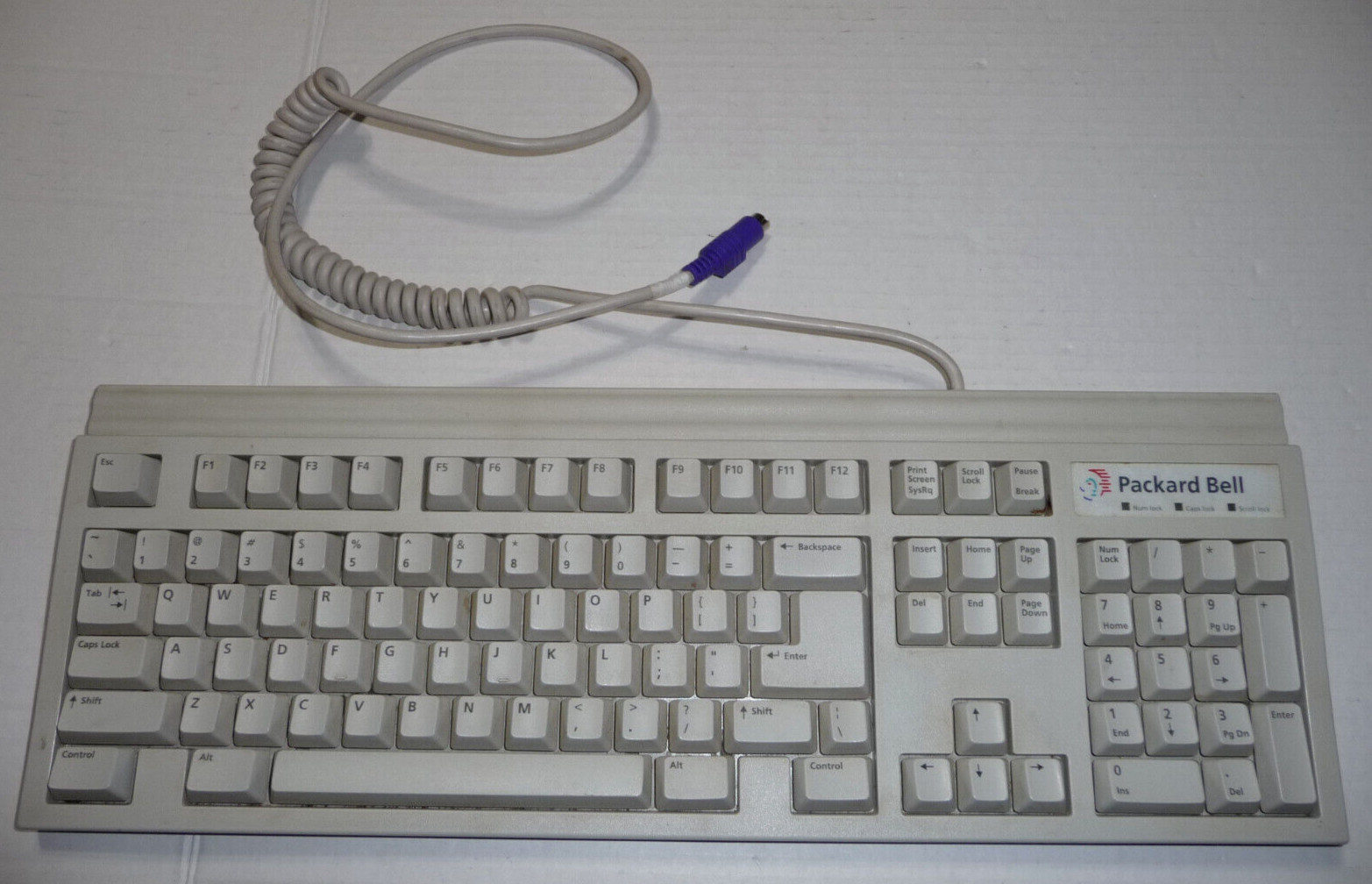 Vintage Packard Bell Mechanical Keyboard 5130 Clicky Keyboard PC Gaming NEW