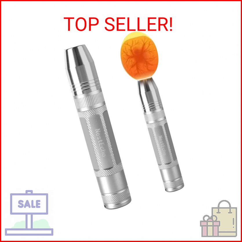 NestEcho Egg Candler Light Tester Egg Candler Tester Candling Lamp for All Egg T