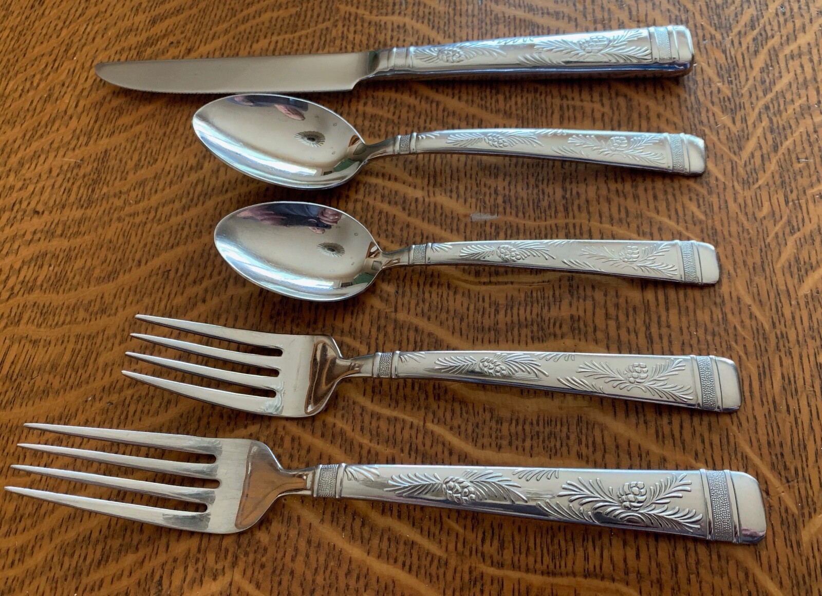 REED & BARTON *Pinecone* FLATWARE SILVERWARE PIECES - YOU CHOICE YOIUR CHOICE!