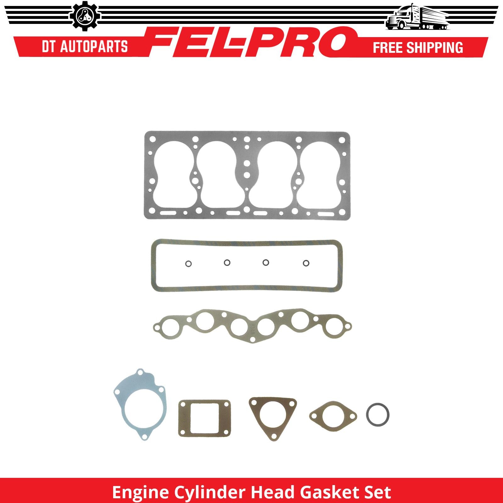 For 1943-1953, 1956-1958 Jeep Willys Engine Cylinder Head Gasket Set Fel-Pro