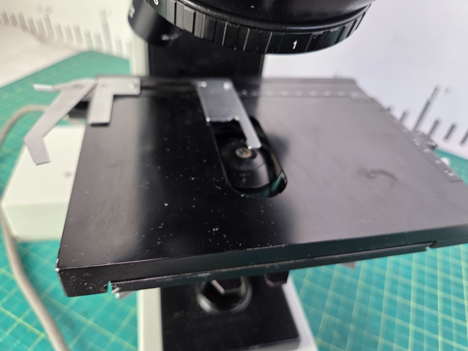 Zeiss Jena Microscope Jenaval W/2 Objectives
