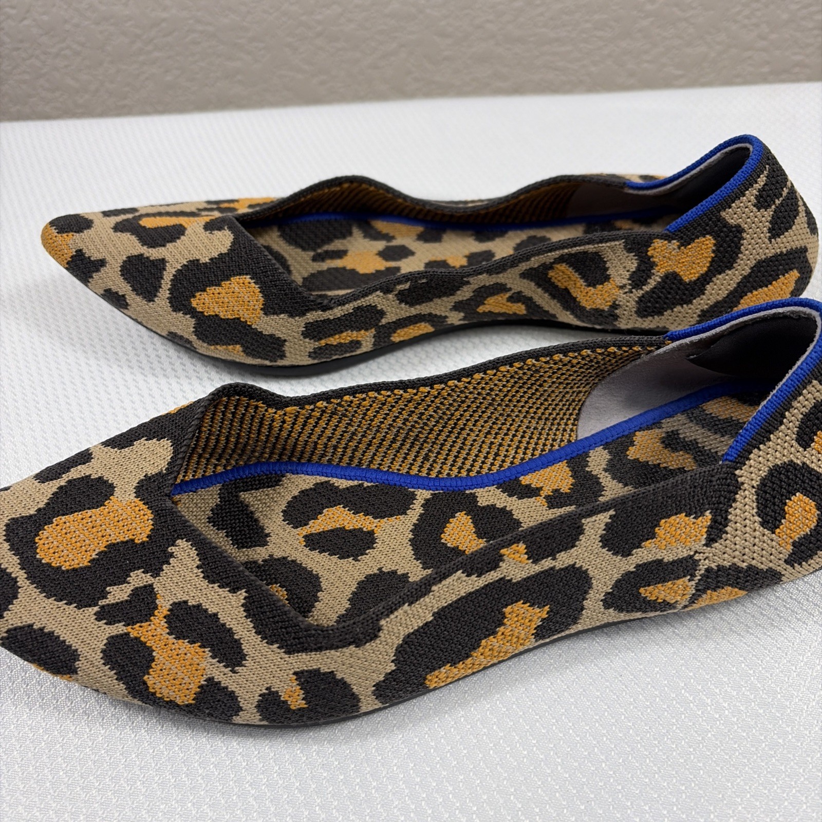 Rothy’s The Point Leopard Womens 10.5
