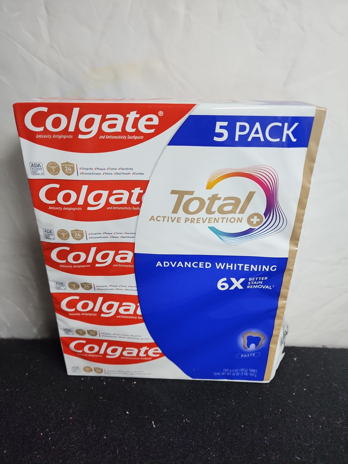 Total Active Prevention Clean Mint Toothpaste, Anticavity Fluoride Toothpaste, C