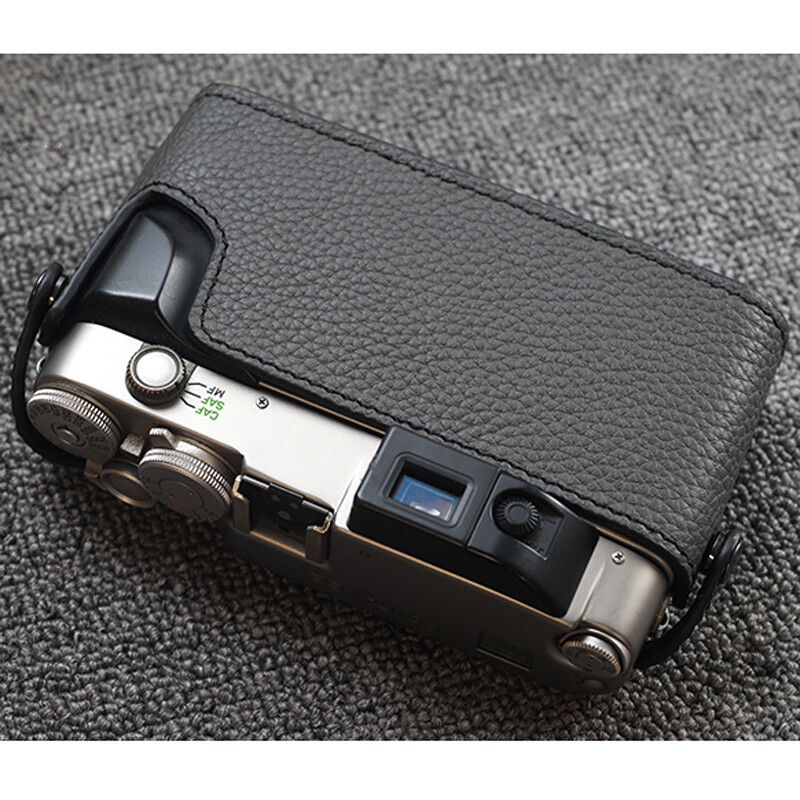Handmade Real Leather Camera Half Case Bag Protect Covers Suitable For Contax G2