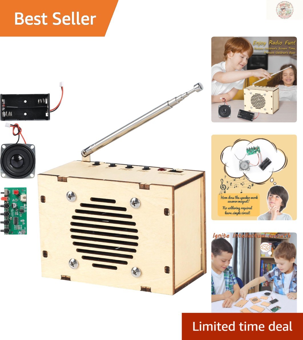 Educational FM Radio Kit for Ages 8-16 – Perfect Gift for Kids’ Science Projects