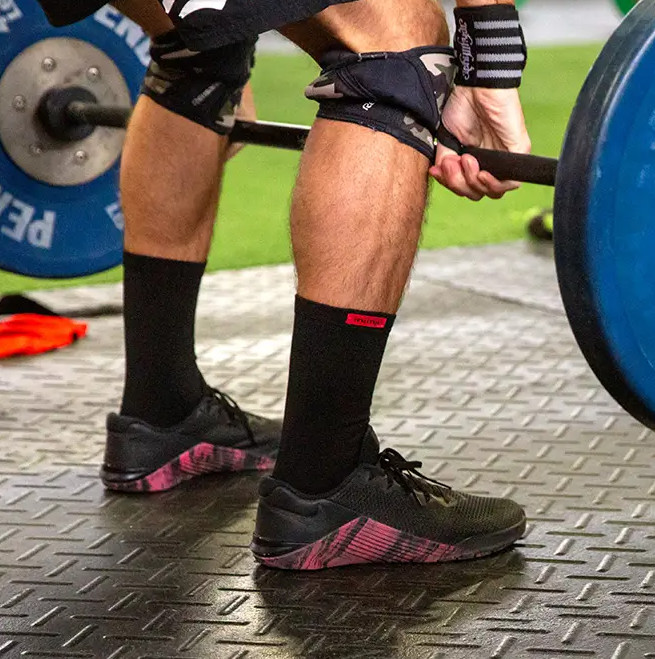 Injinji Sport Original Weight Crew - Black