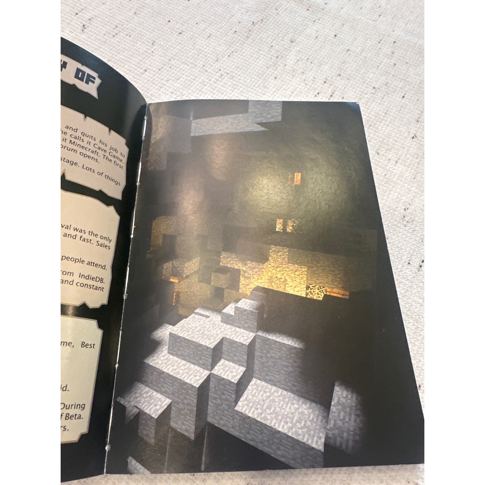 Minecraft Essential Handbook Updated Edition softcover Game Guide