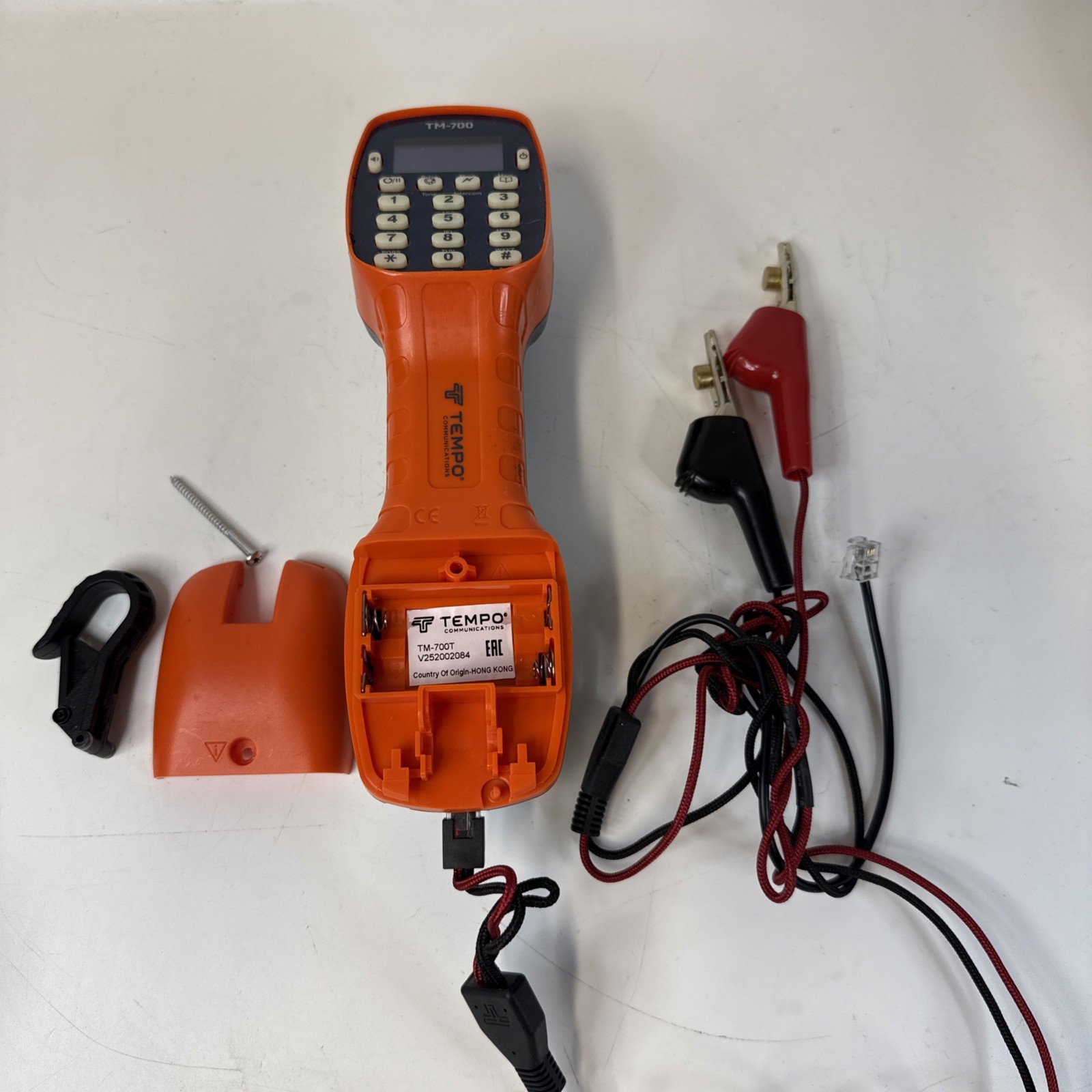 Tempo TM-700 Telephone Test Set Buttset Diatone Telco Tool Parts Or Repair