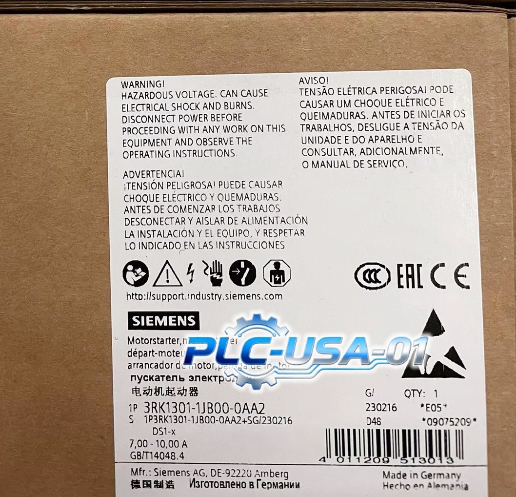 1PCS Brand New SIEMENS 3RK1301-1JB00-0AA2 3RK1 301-1JB00-0AA2 Direct Starter