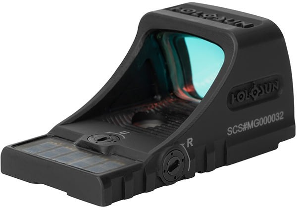 Holosun SCS MOS Solar Sight, 2 MOA Dot/32 MOA Circle Green Multi : SCS-M-GR