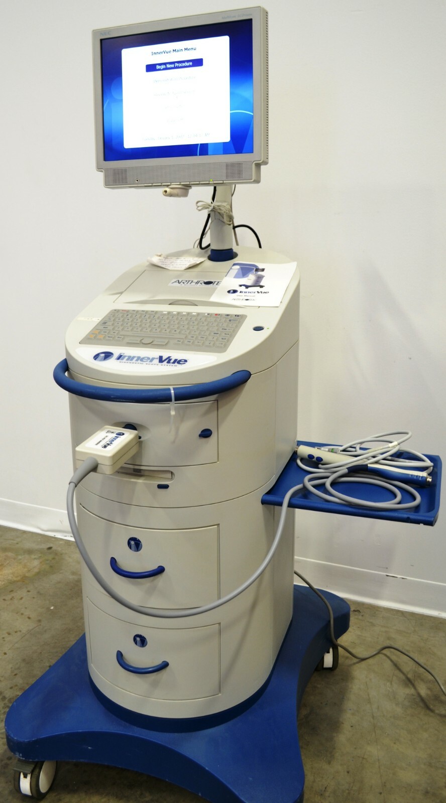 Biomet Arthrotek Innervue IV1 Diagnostic Scope System, 2 Handpieces & Software