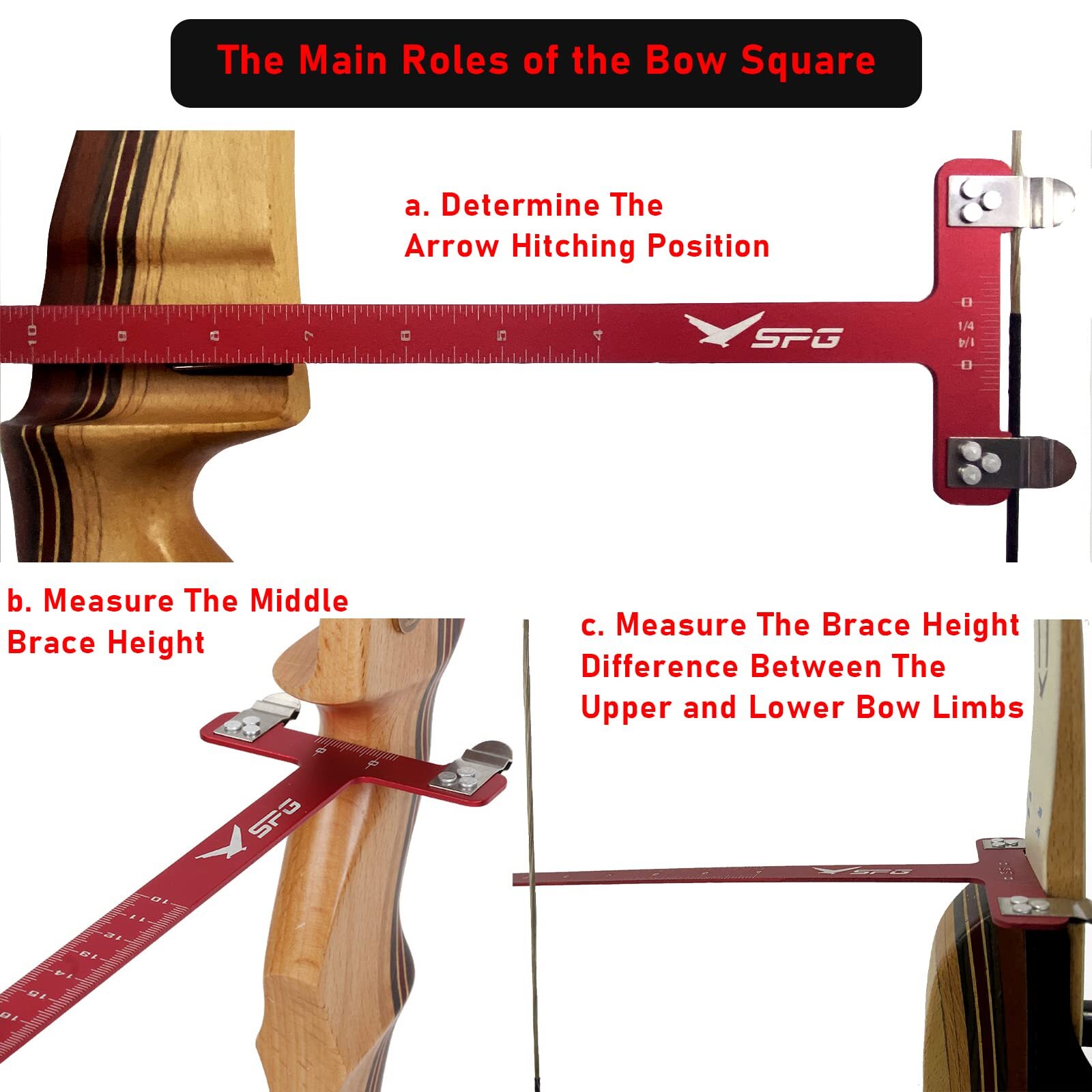 Archery Bow Square Nocking Points Pliers Bow String Knock Kit T Shape Turning...