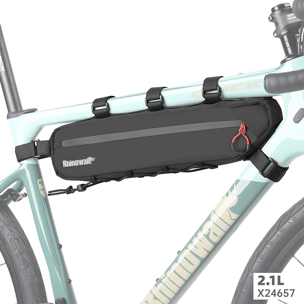 Rhinowalk Bike Bag 2.1L/2.7L Bicycle Frame Under Tube Bag MTB Road Gravel Bike