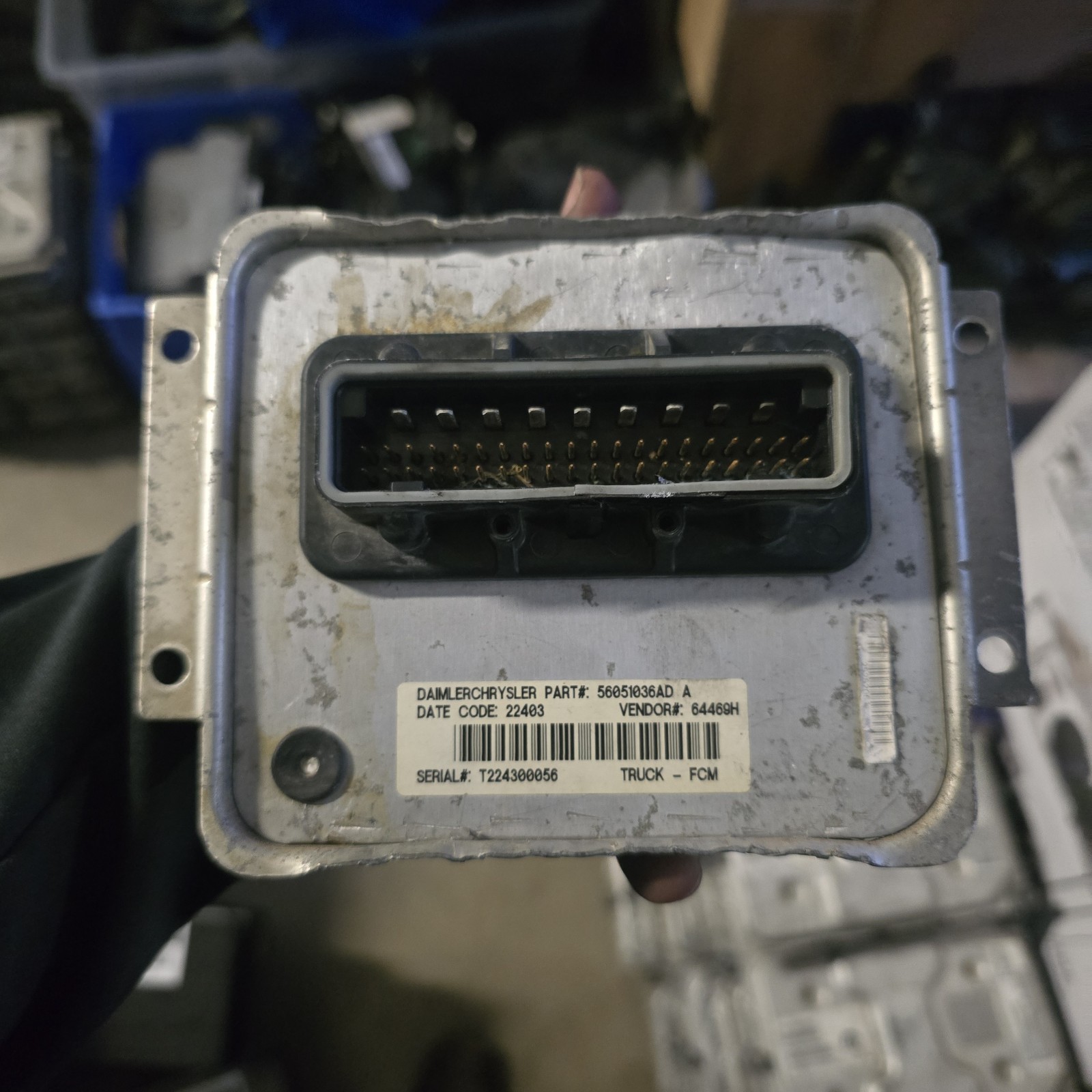 2002 - 2005 Dodge Ram Body Multifunction Module Brain Box Front 56051036AD OEM
