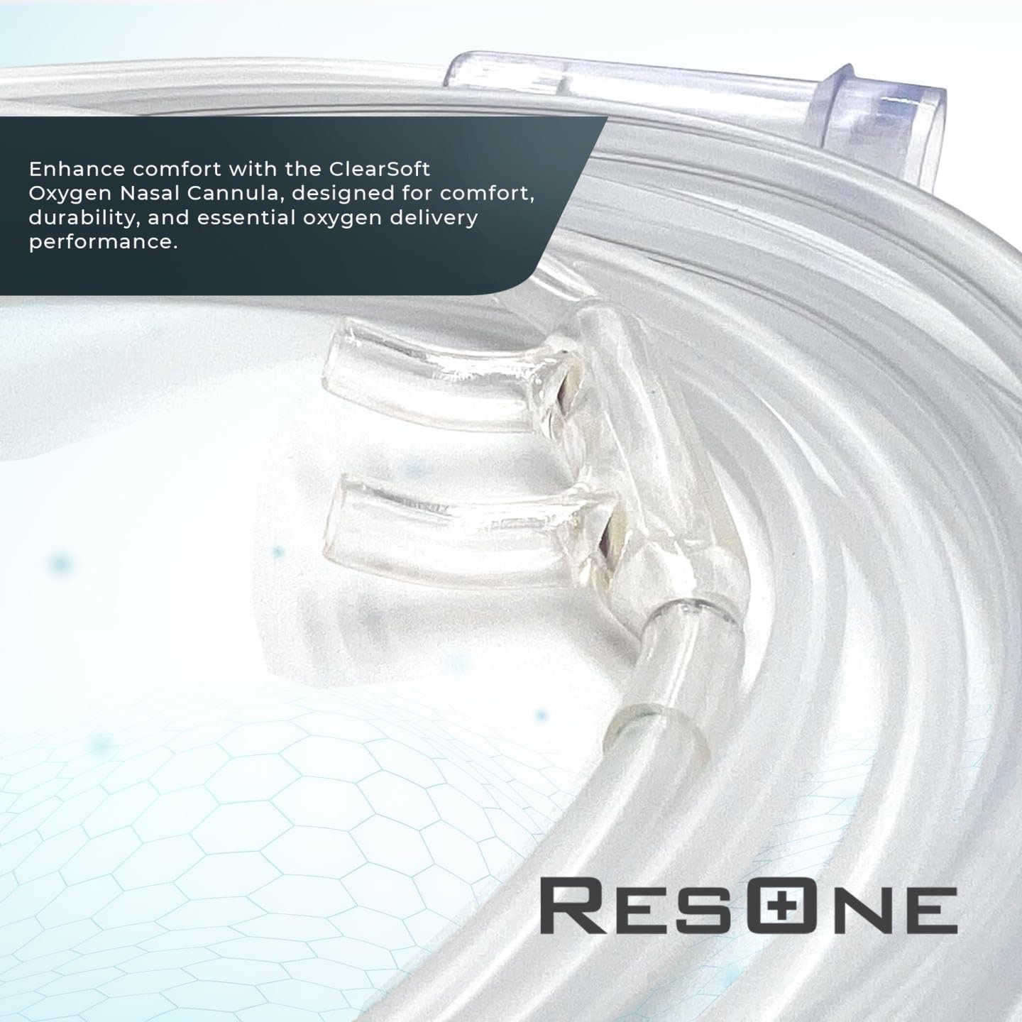 Soft Curved 7Ft Oxygen Nasal Cannula 5-Pack - Crush-Resistant & Comfortable Fit
