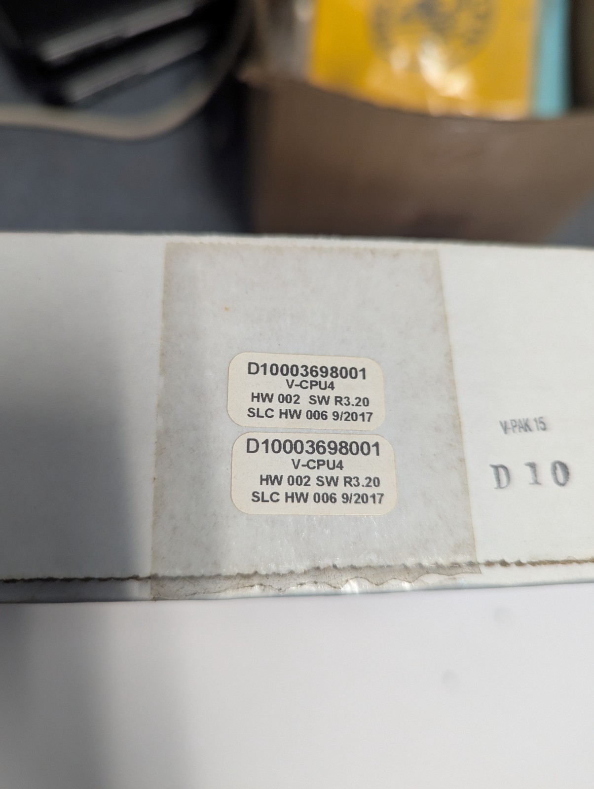 Valcom V-CPU4 System CPU Processor Card , HW 002 SW R3.12