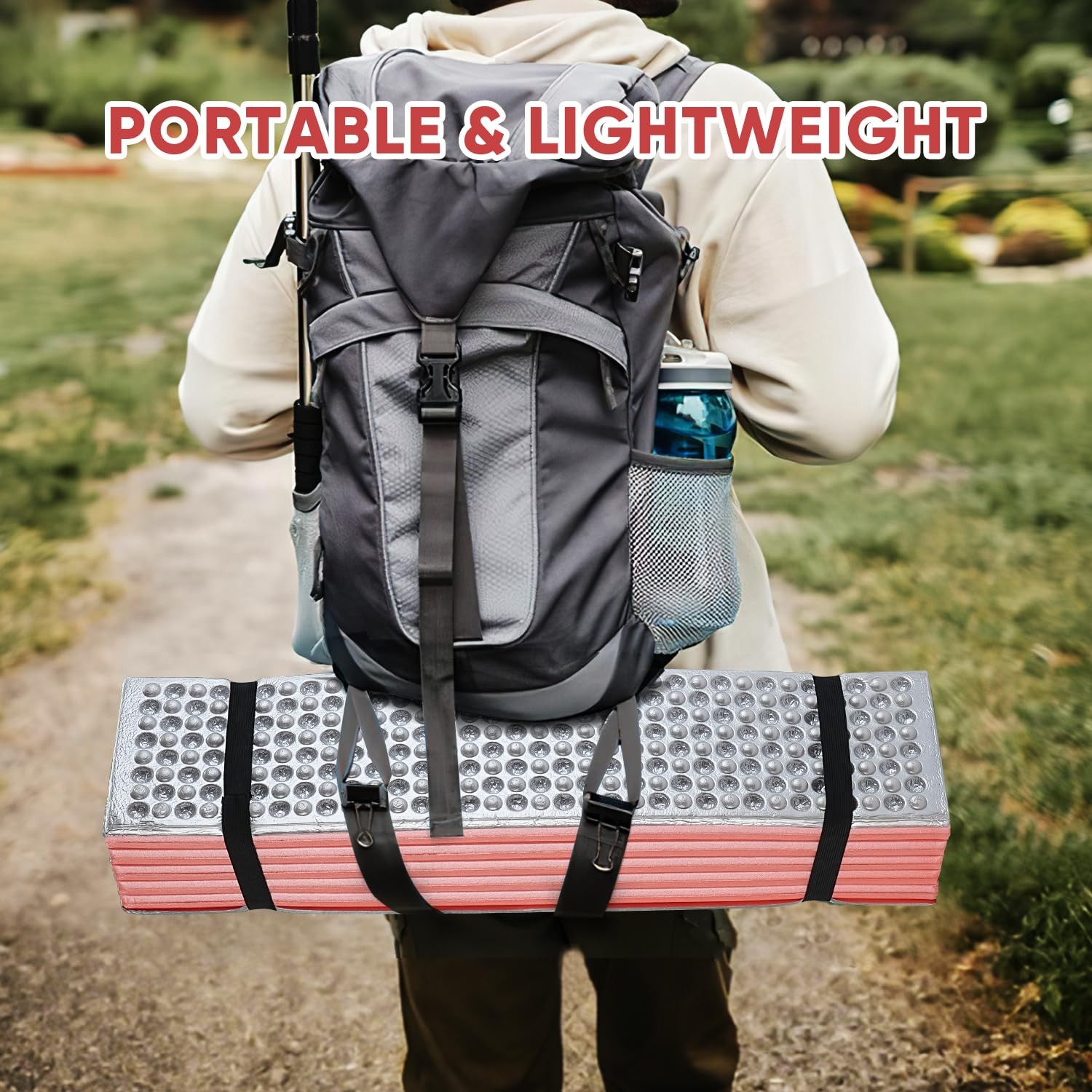 Ultralight Foam Sleeping Pad Waterproof Closed Cell Foldable Camp Mat