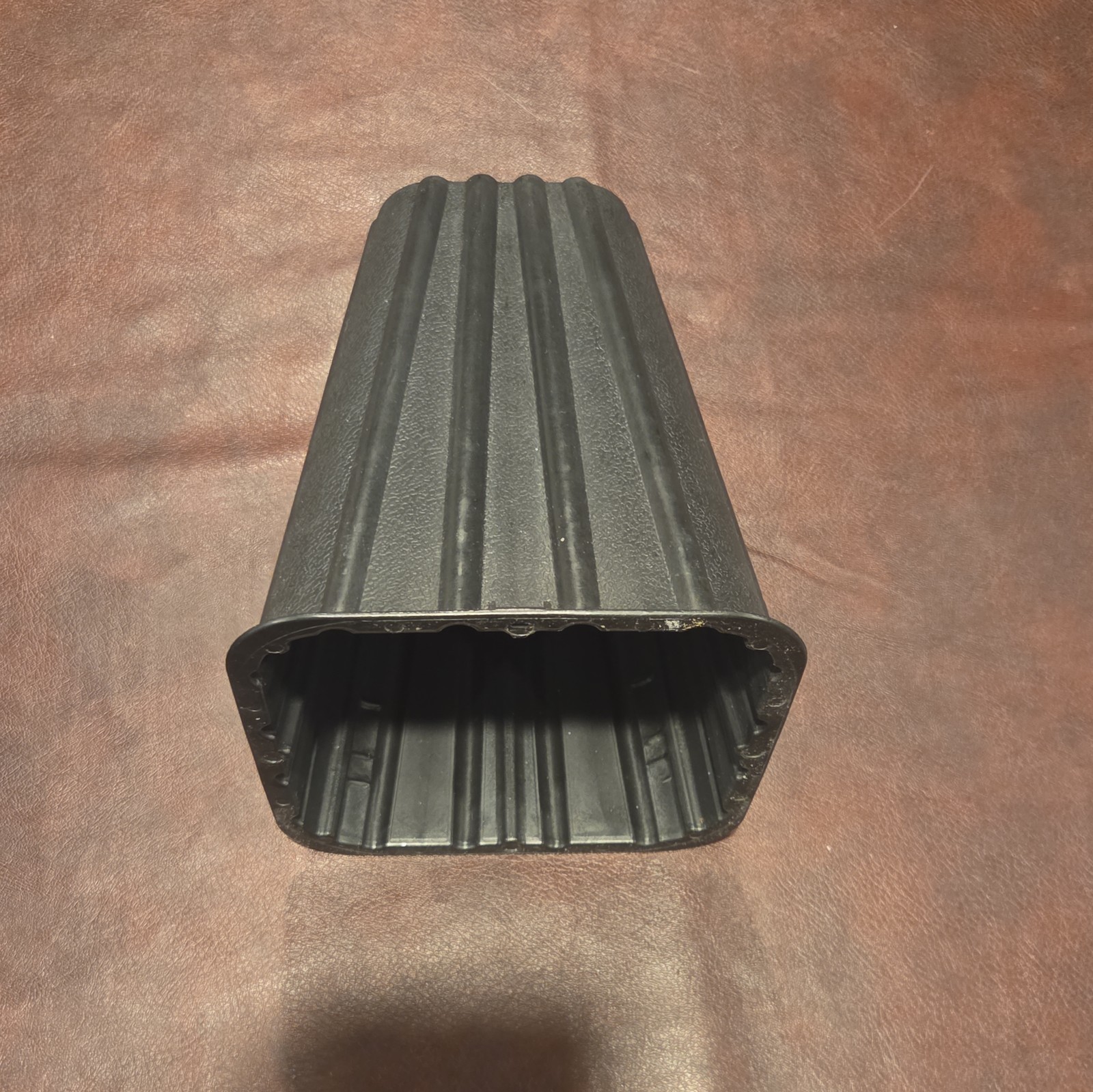 6 inch Plastic Bed Risers with Wheel Caster Stabilizer, Black