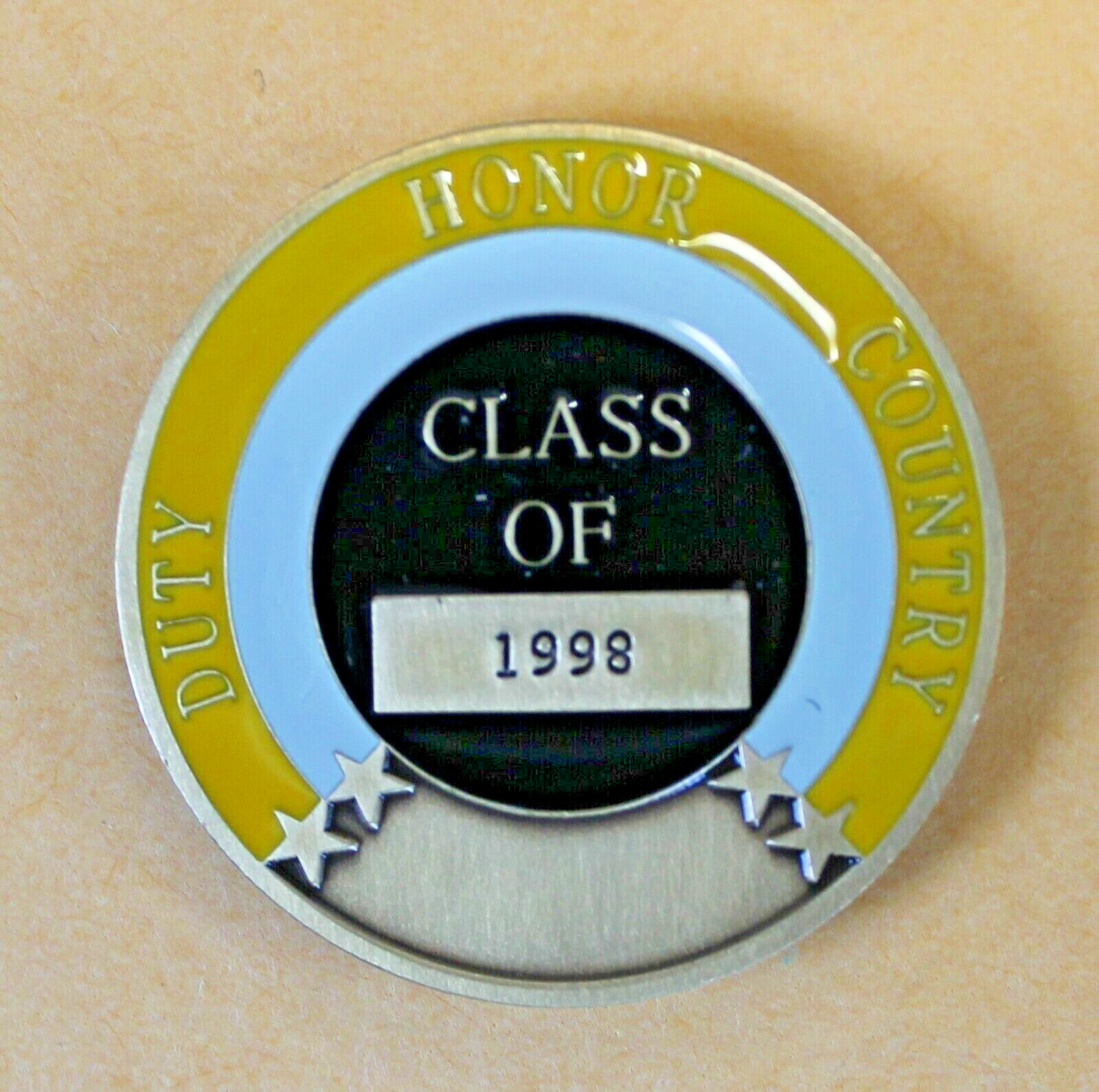 United States Military Academy West Point Graduation 1998 Army Challenge Coin