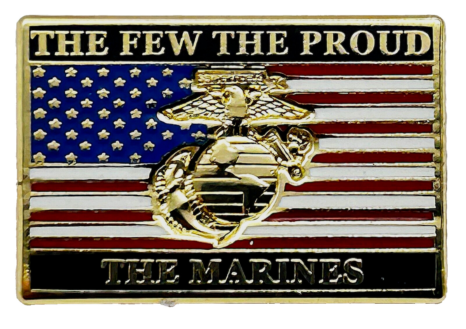 United States Flag Marine Corps Insignia Military Veteran Lapel Hat Pin USMC