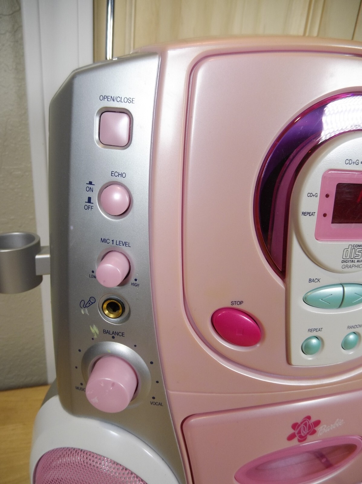 Barbie Stereo CD Karaoke Machine 2003 ULTRA RARE