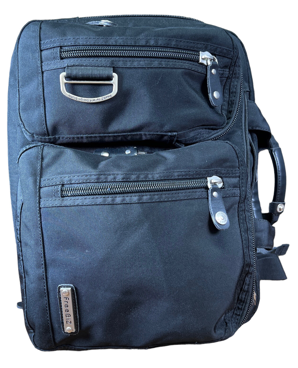 FreeBiz 15 Inch Laptop Bag Briefcase Backpack for 15.6 16 Inches Computer Black