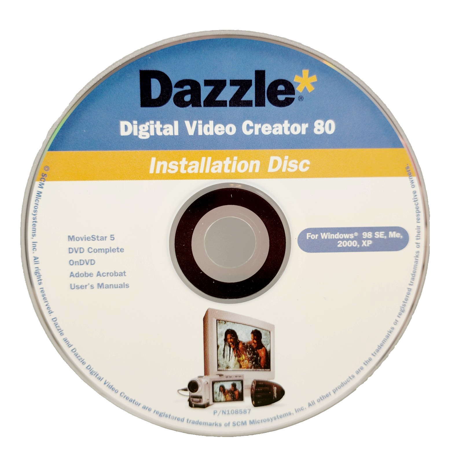 Dazzle Digital Video Creator 80 - Installation Disc