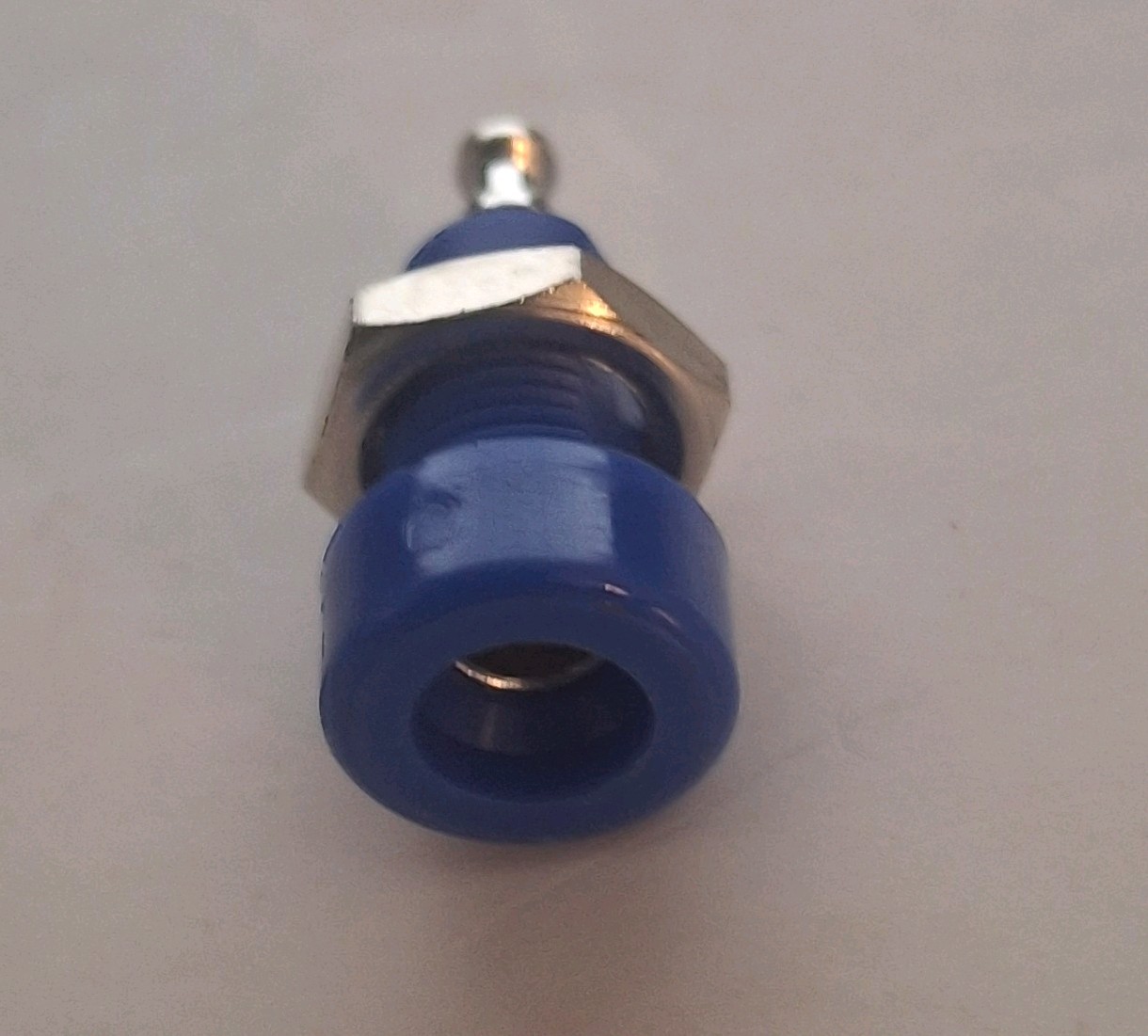 Banana Jack, Panel Mount , Blue, 15A