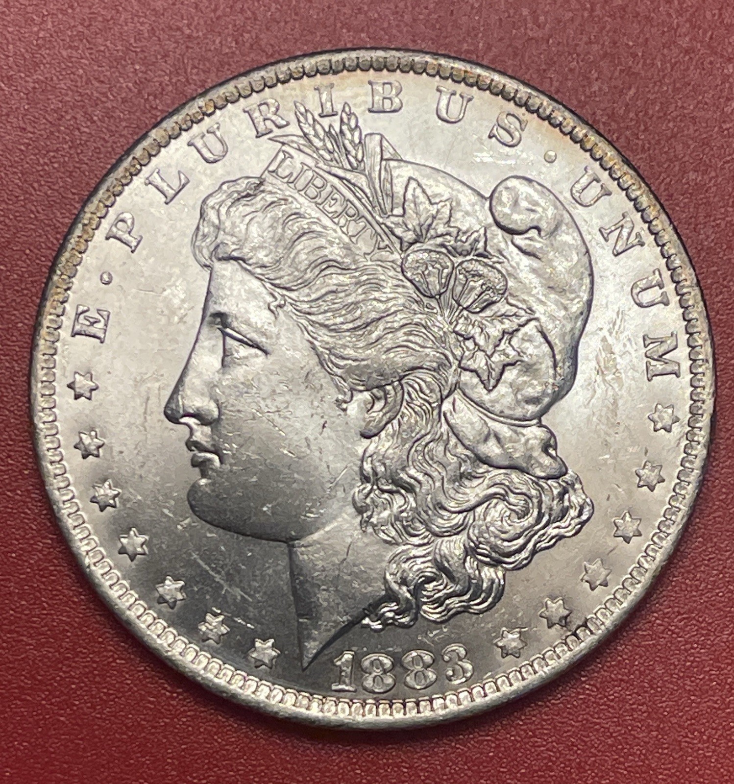 1883 O Morgan Silver Dollar, Choice Uncirculated.