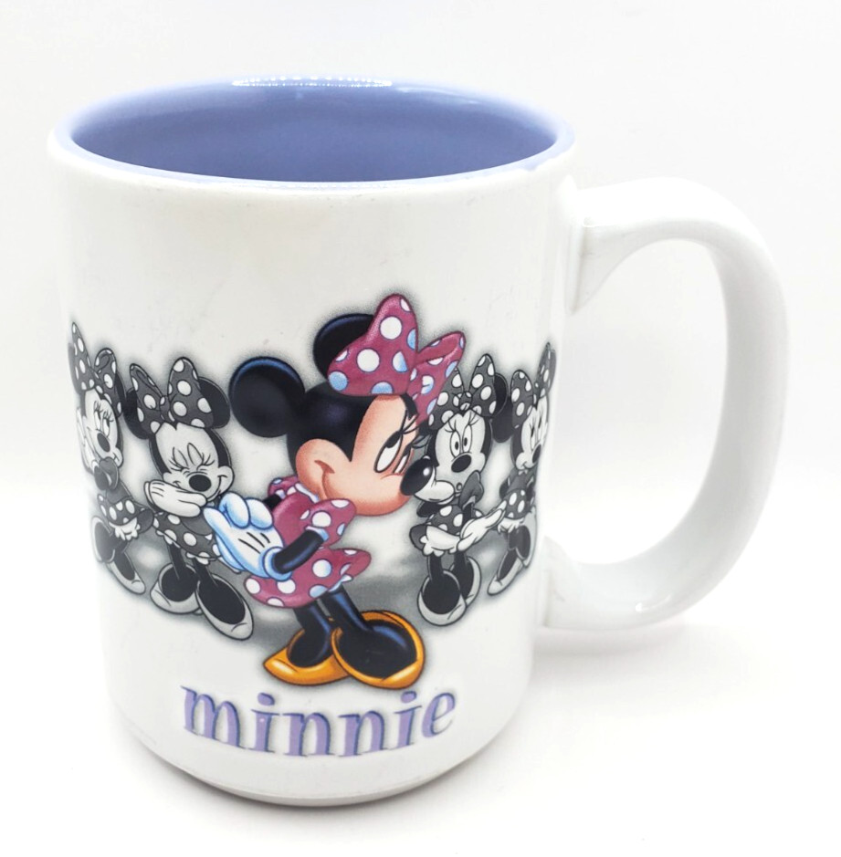 Disney Store Minnie Mouse Purple Coffee Tea Mug Large