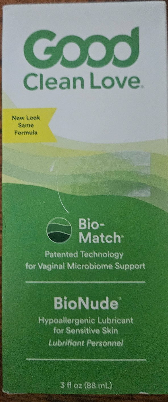 Good Clean Love BioNude Bio-Match Ultra Sensitive Personal Lubricant 3 Oz New!