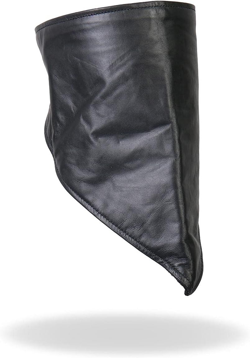 Hot Leathers NWL1002 Black Neck Warmer with Fleece Lining One Size,