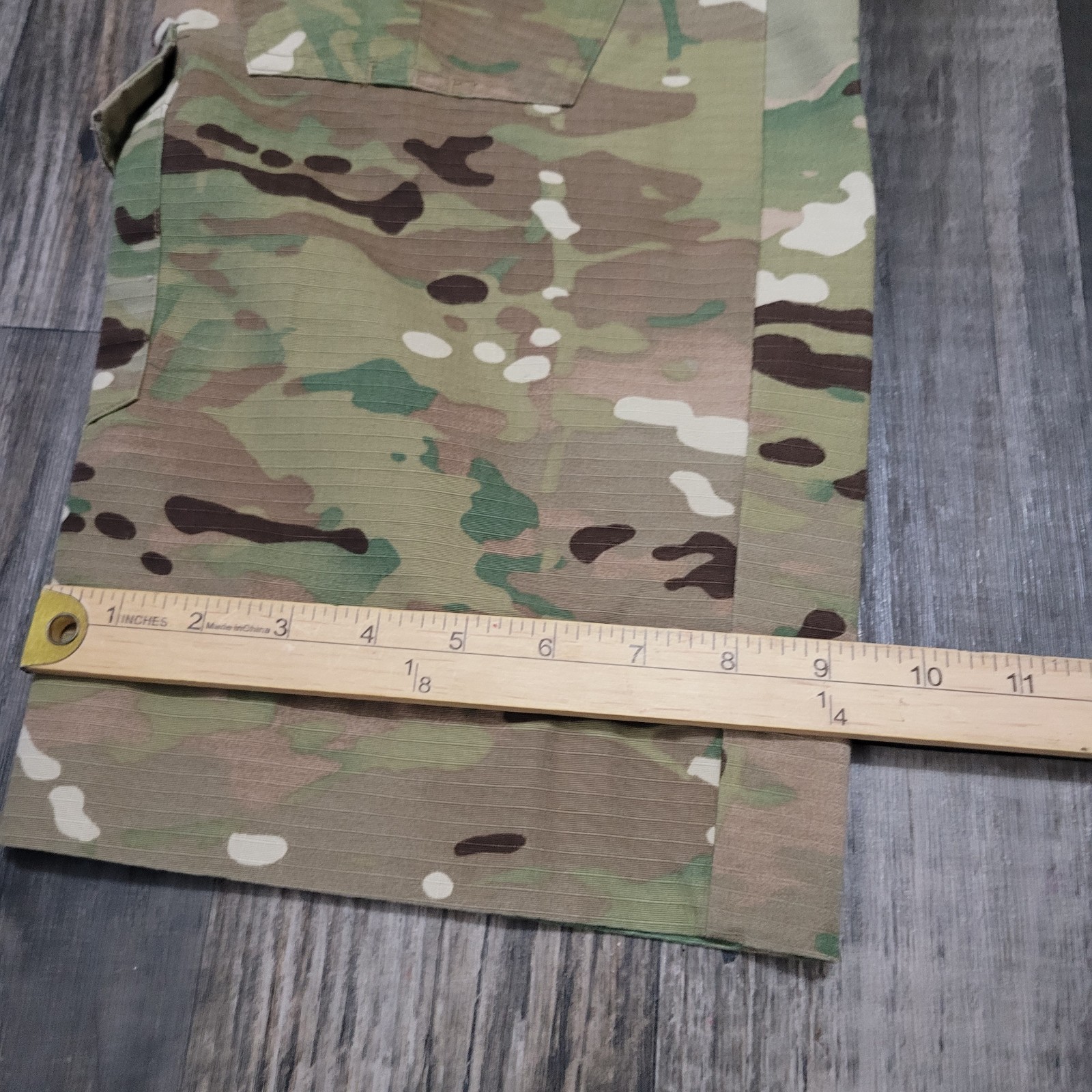 Uncompromising To Classics Combat Cargo Camo Knee Slots Army Pants Size 38